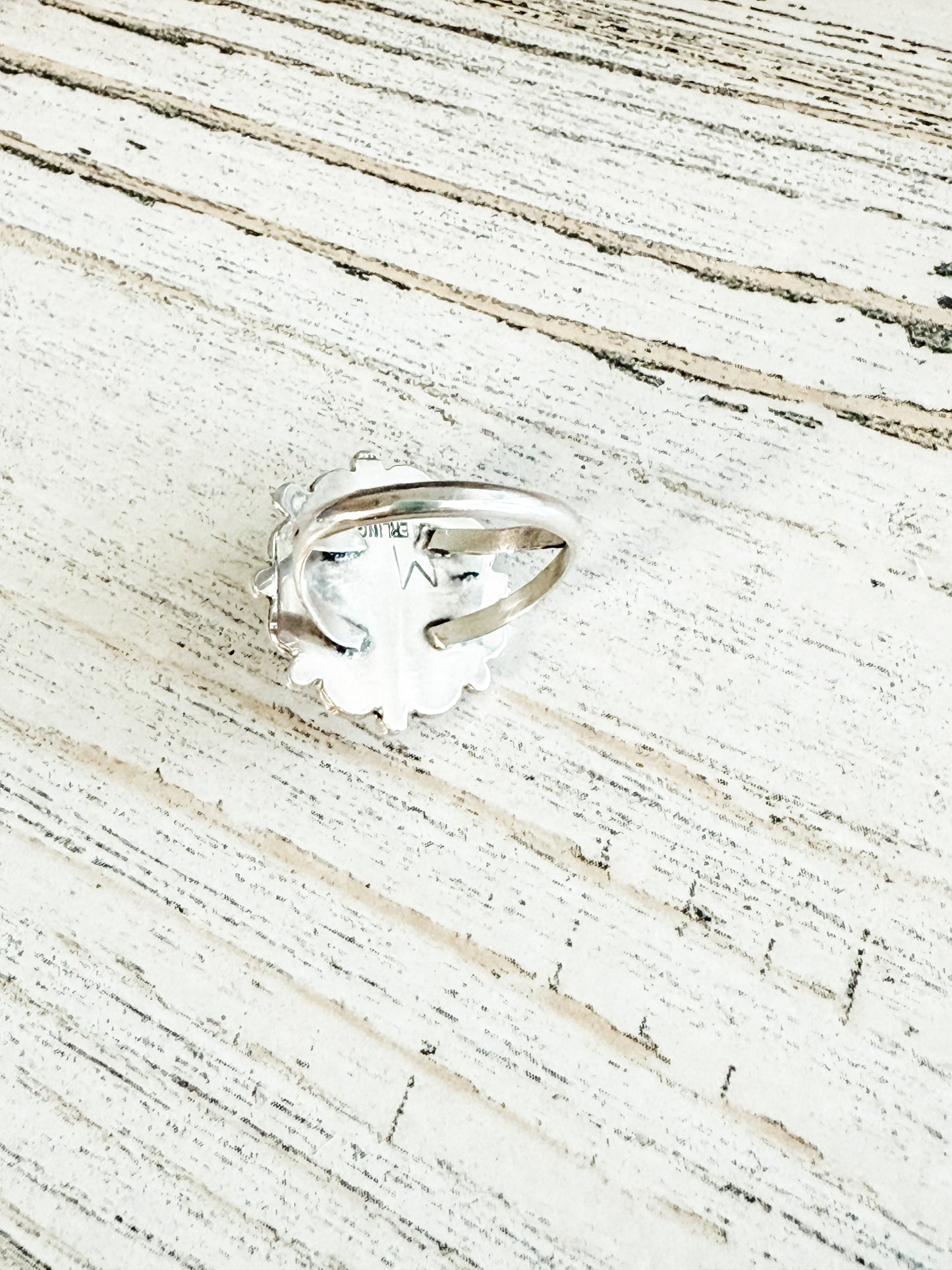 Native American Lapis Ring 7.5