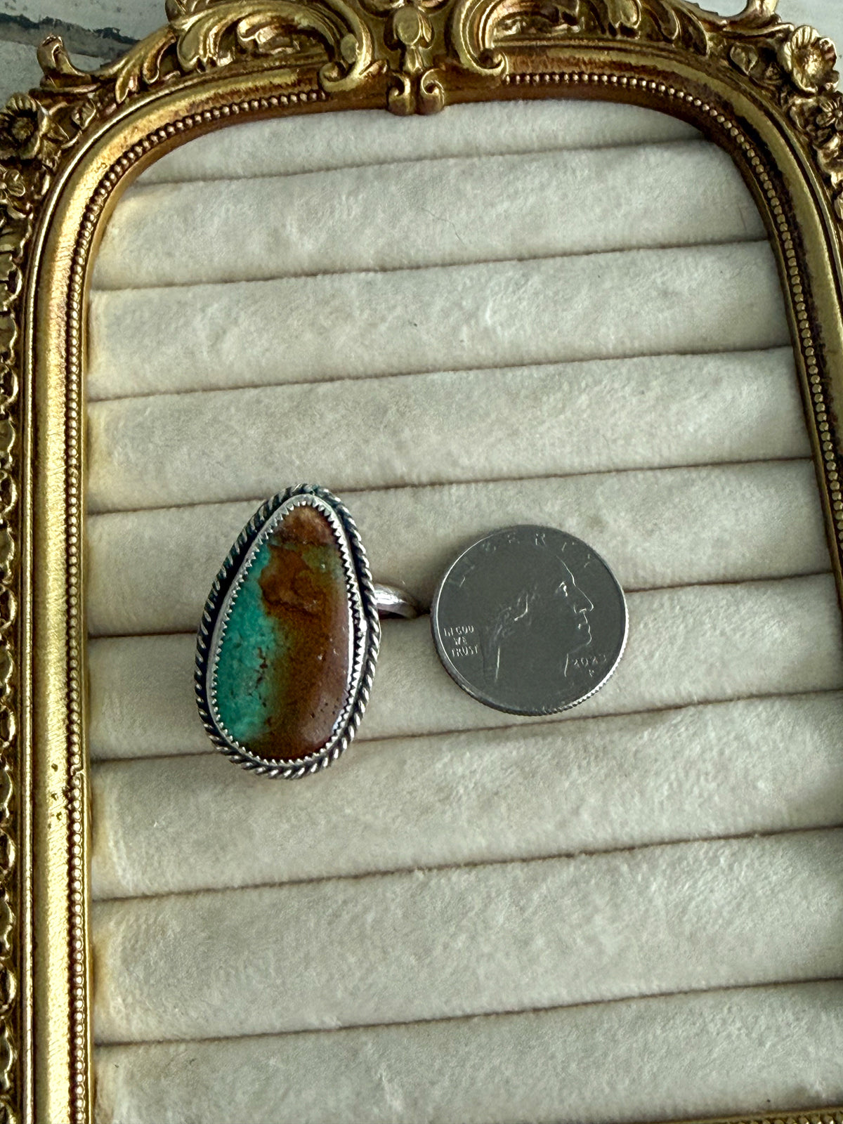 Native American Kingman Adjustable Ring