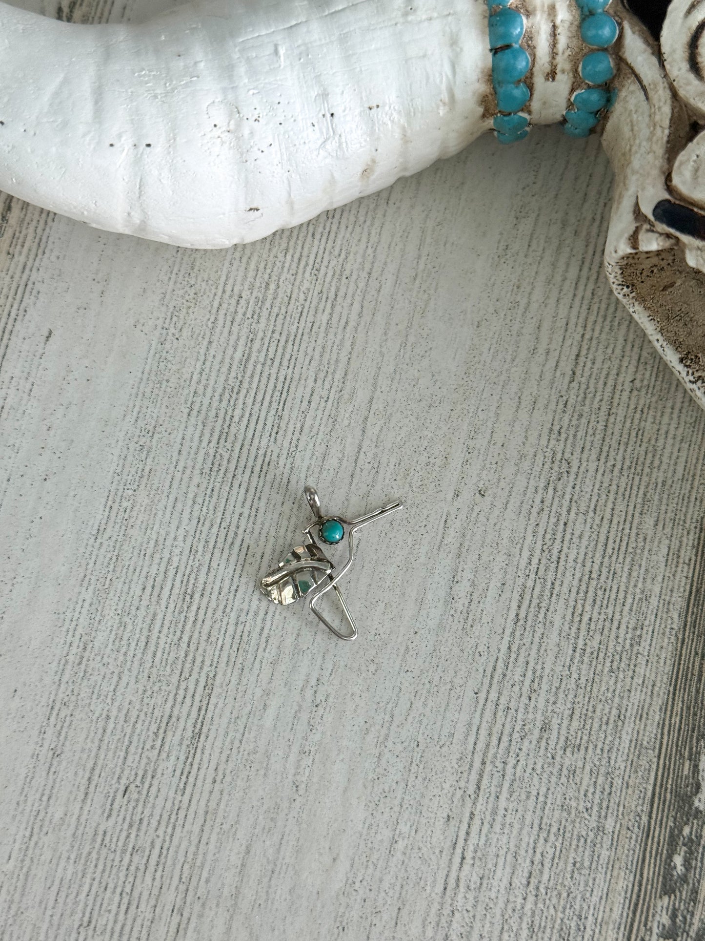 Native American Hummingbird Pendant