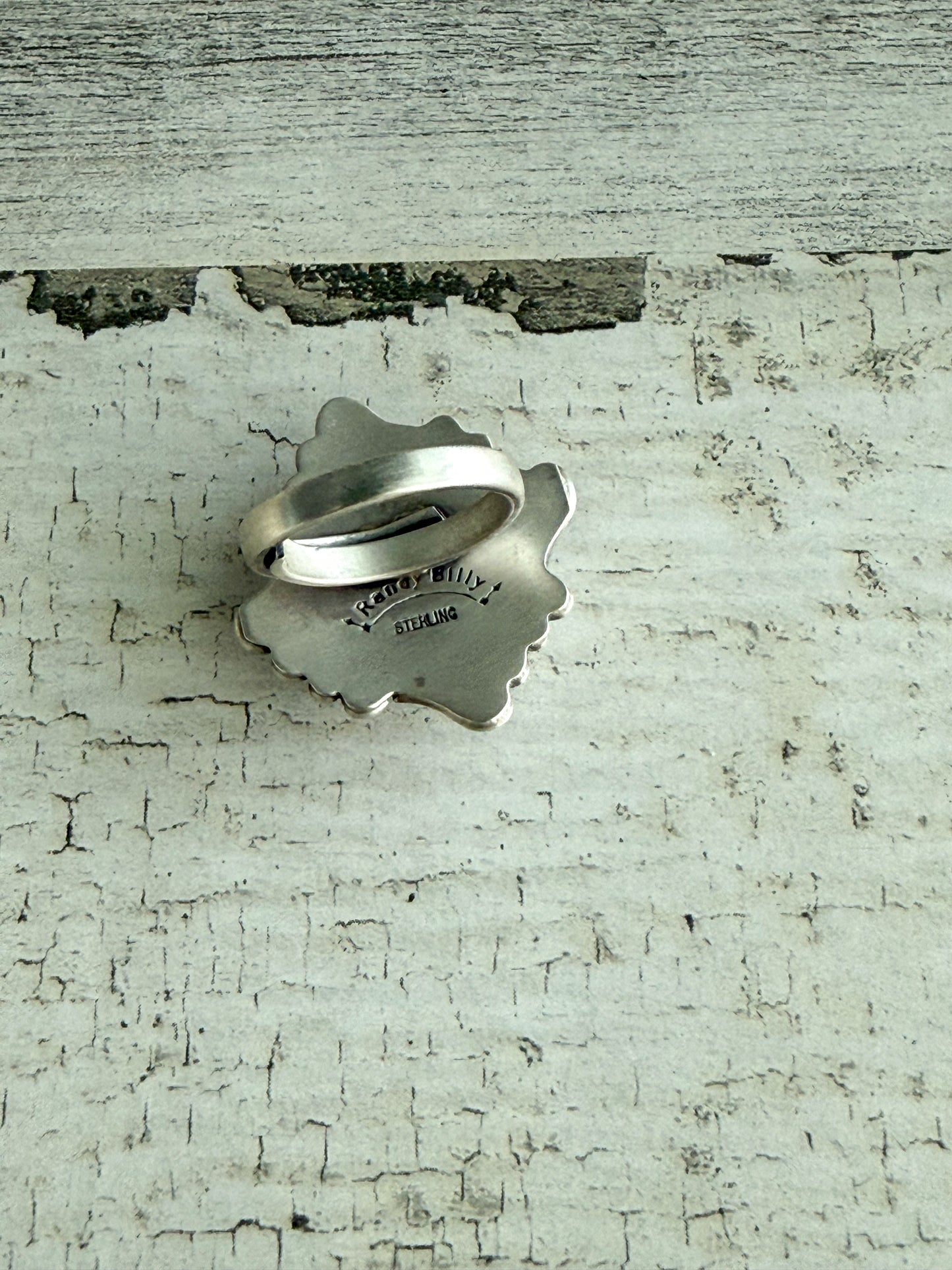 Native American Fox Turquoise Adjustable Ring