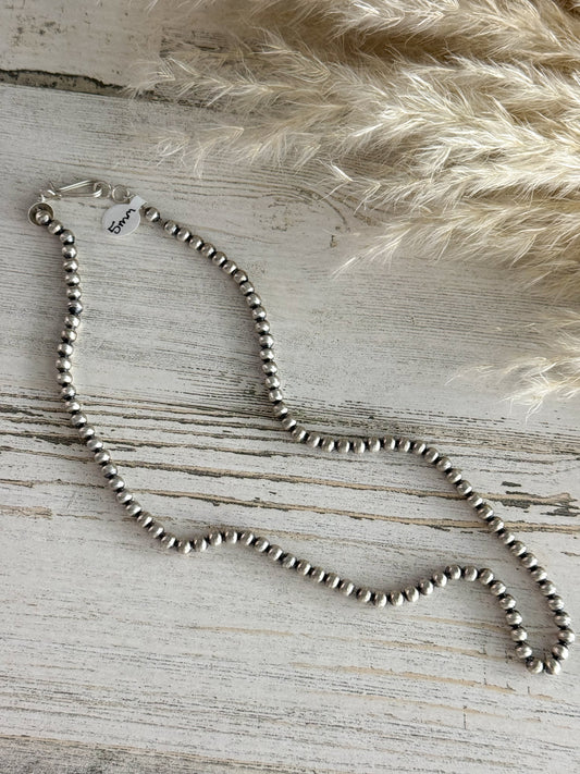Native American Navajo Pearls 20" 5mm