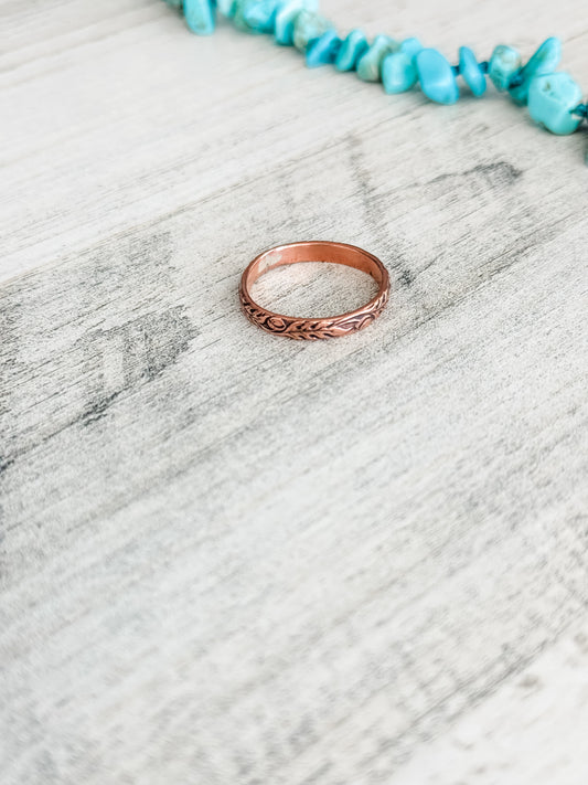 Native American Copper Ring 11