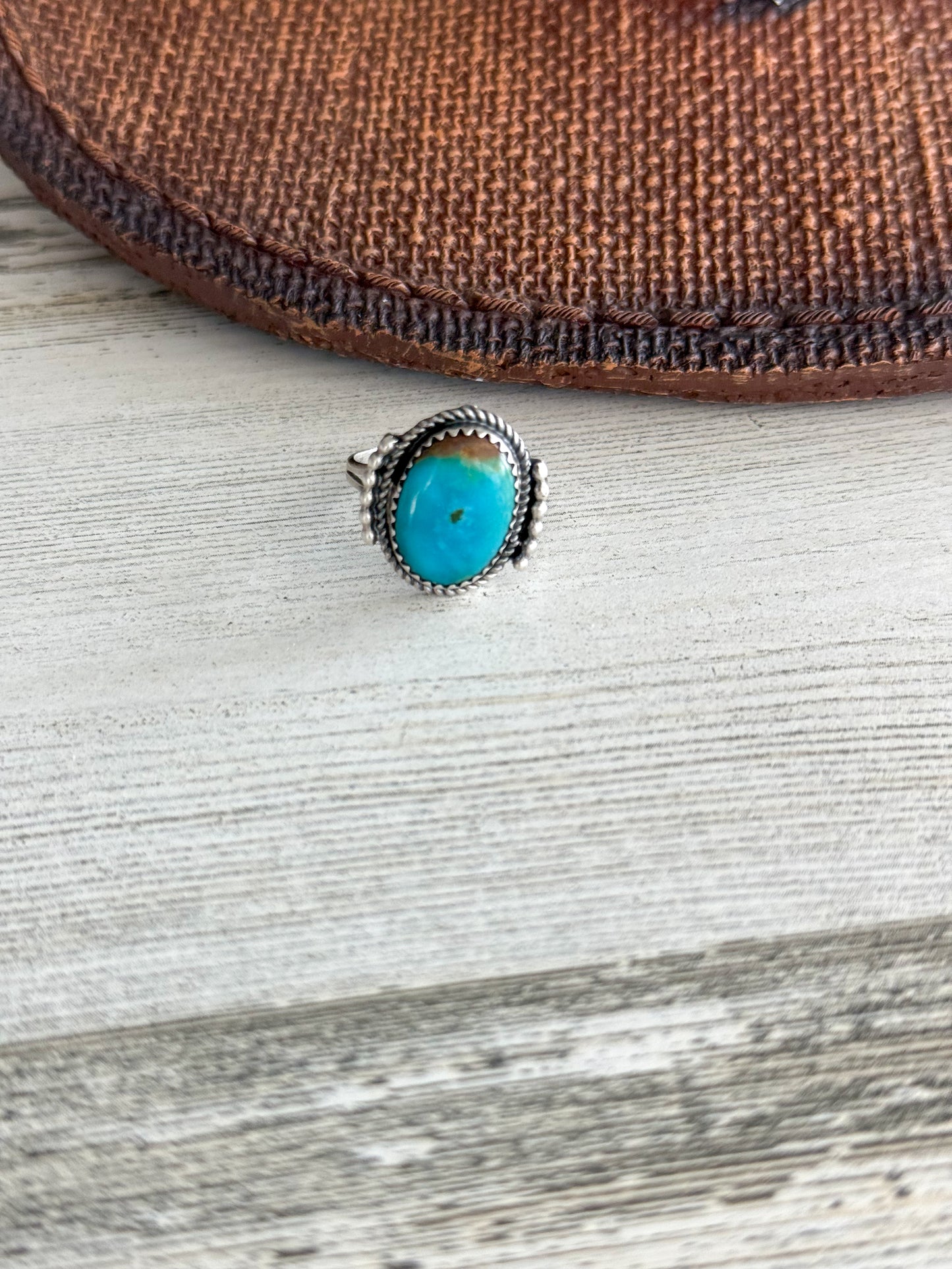 Native American Sonoran Gold Ring 7