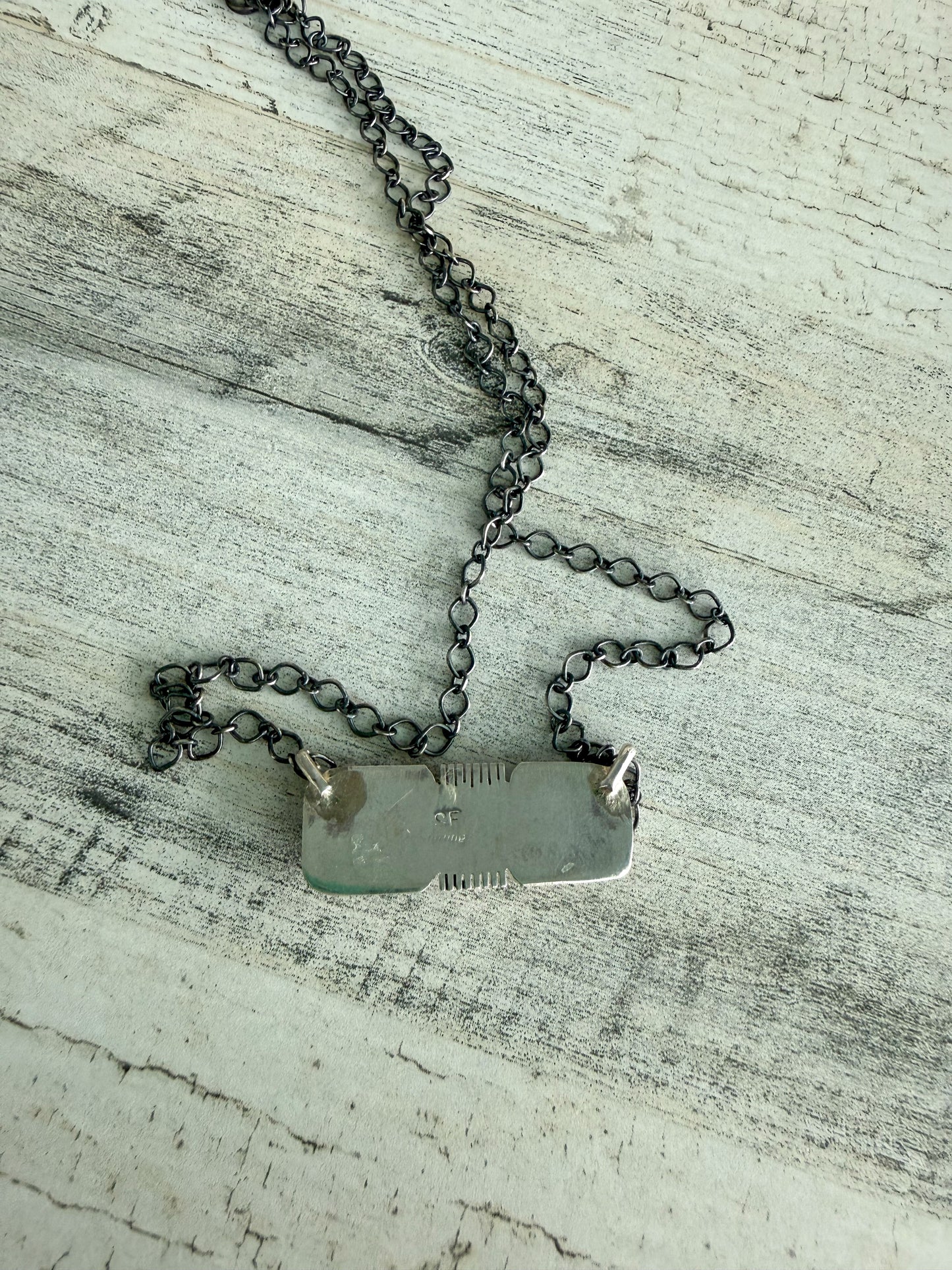 Native American Cotton Candy Bar Necklace 18"