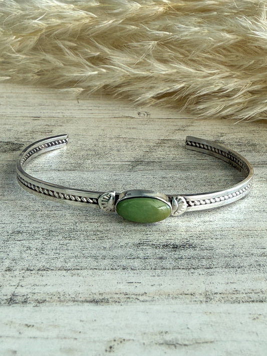 Native American Kingman Turquoise Bracelet 6.75"