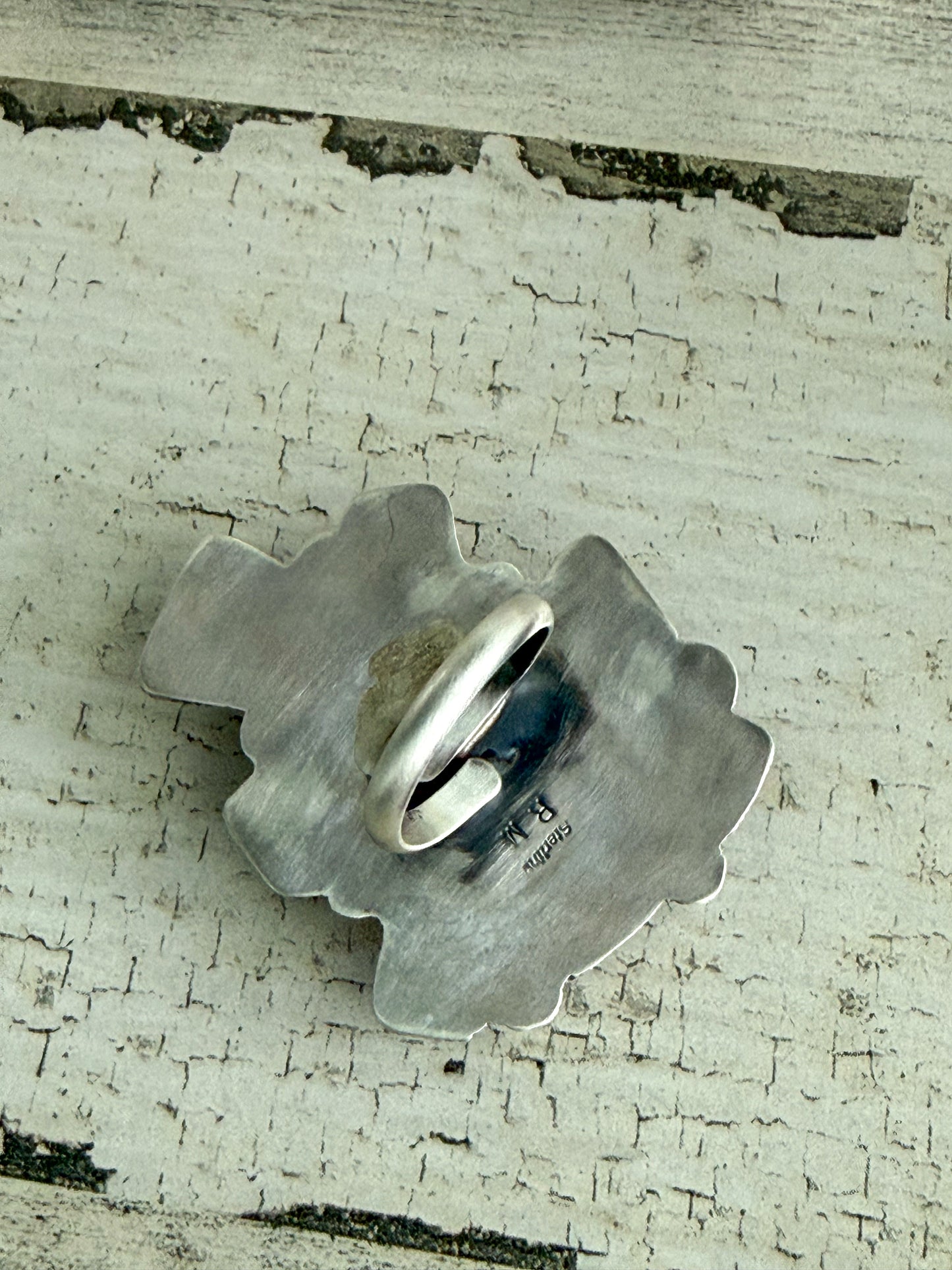 Native American Kingman Turquoise Adjustable Ring