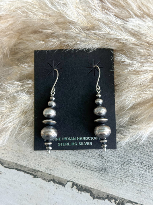 Native American Navajo Pearl Earrings