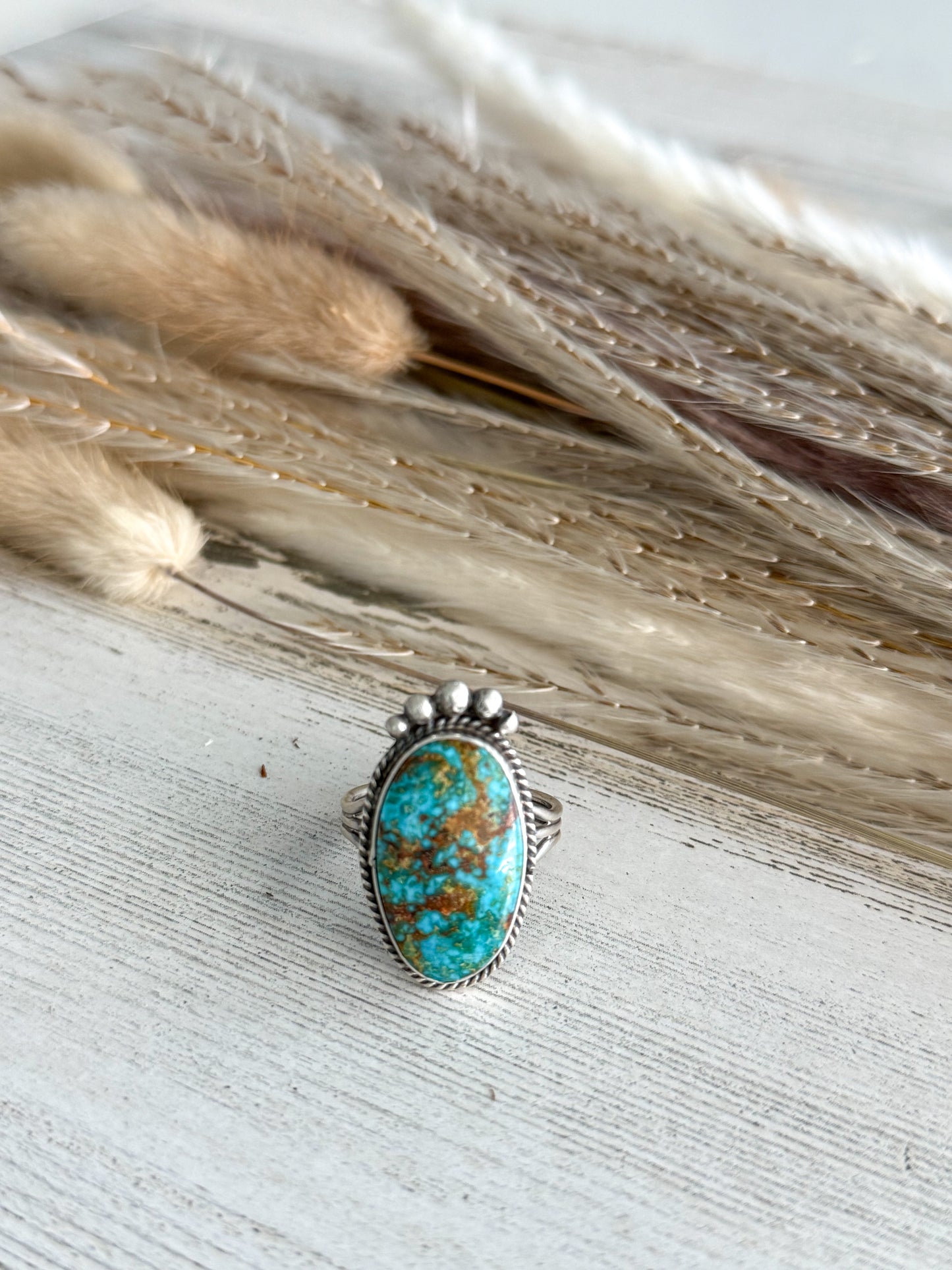 Native American Kingman Ring 10