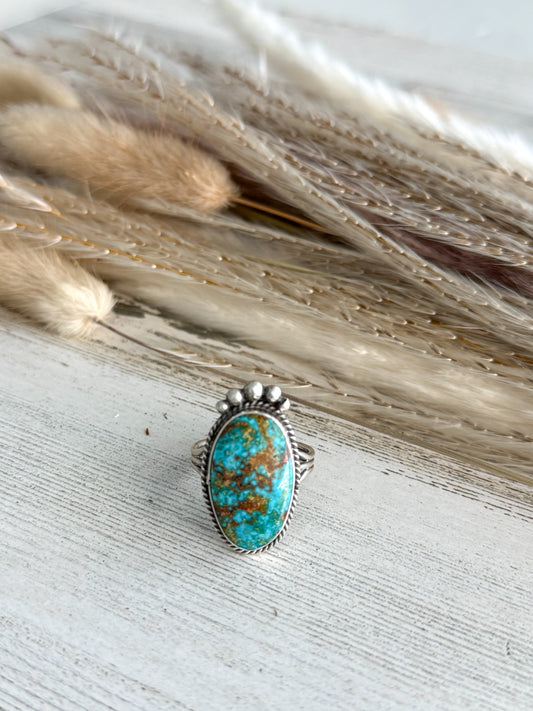 Native American Kingman Ring 10