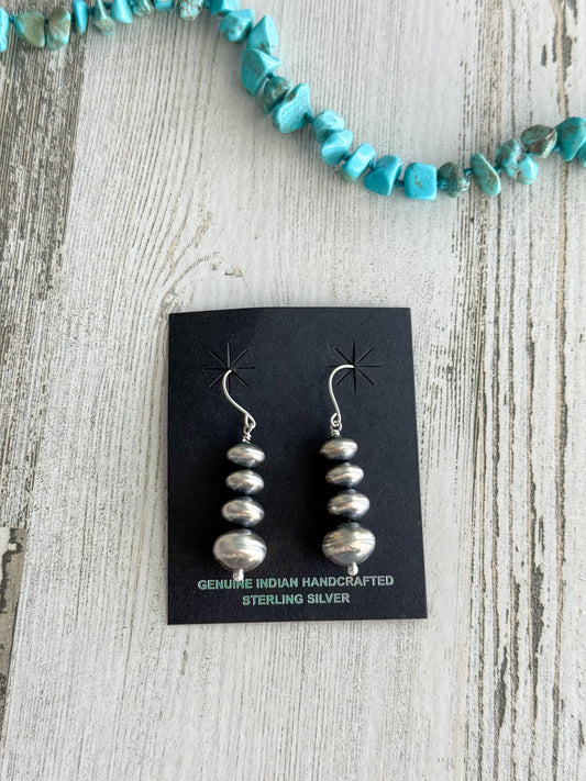 Native American Navajo Pearl Earrings