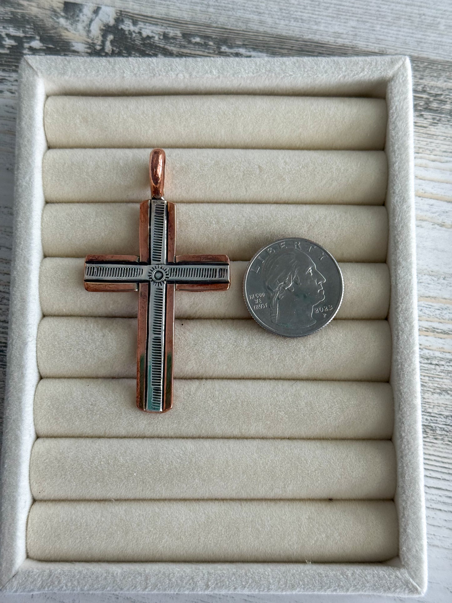 Native American Copper Cross