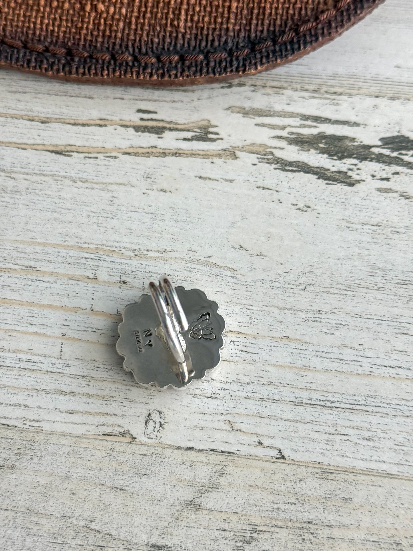 Native American Black Onyx Adjustable Ring