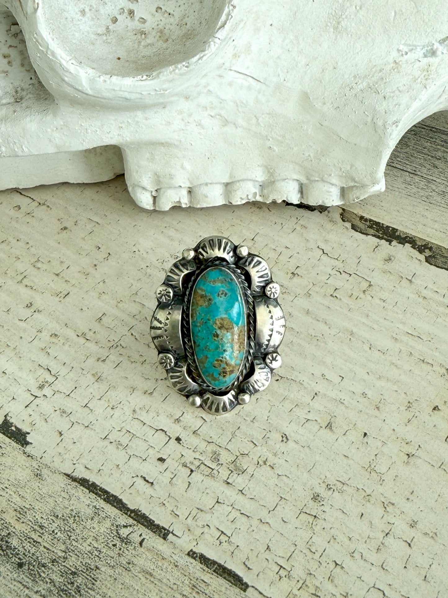 Native American Turquoise Ring 10