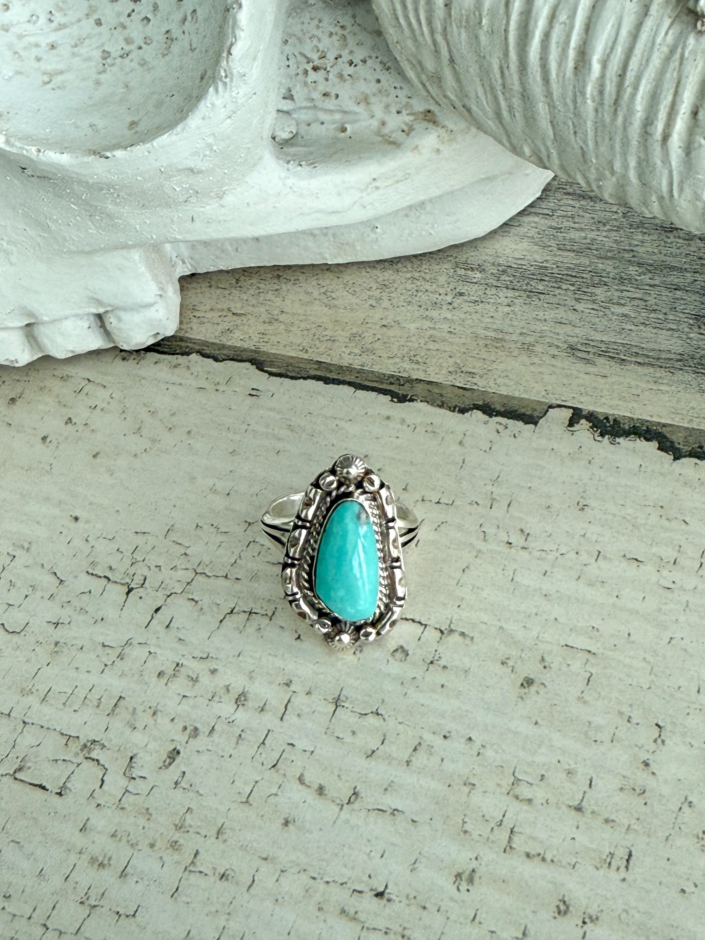 Native American Kingman Ring 8