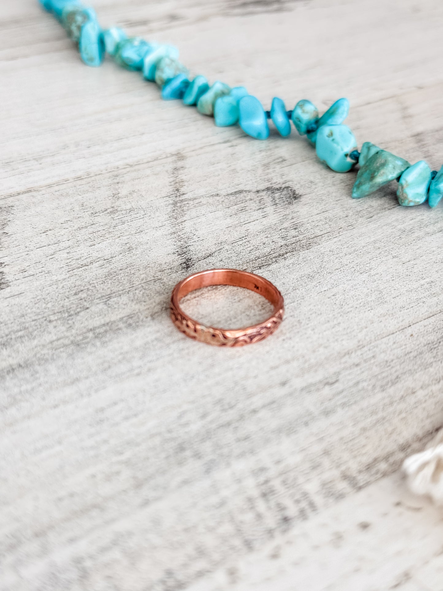 Native American Copper Ring 8
