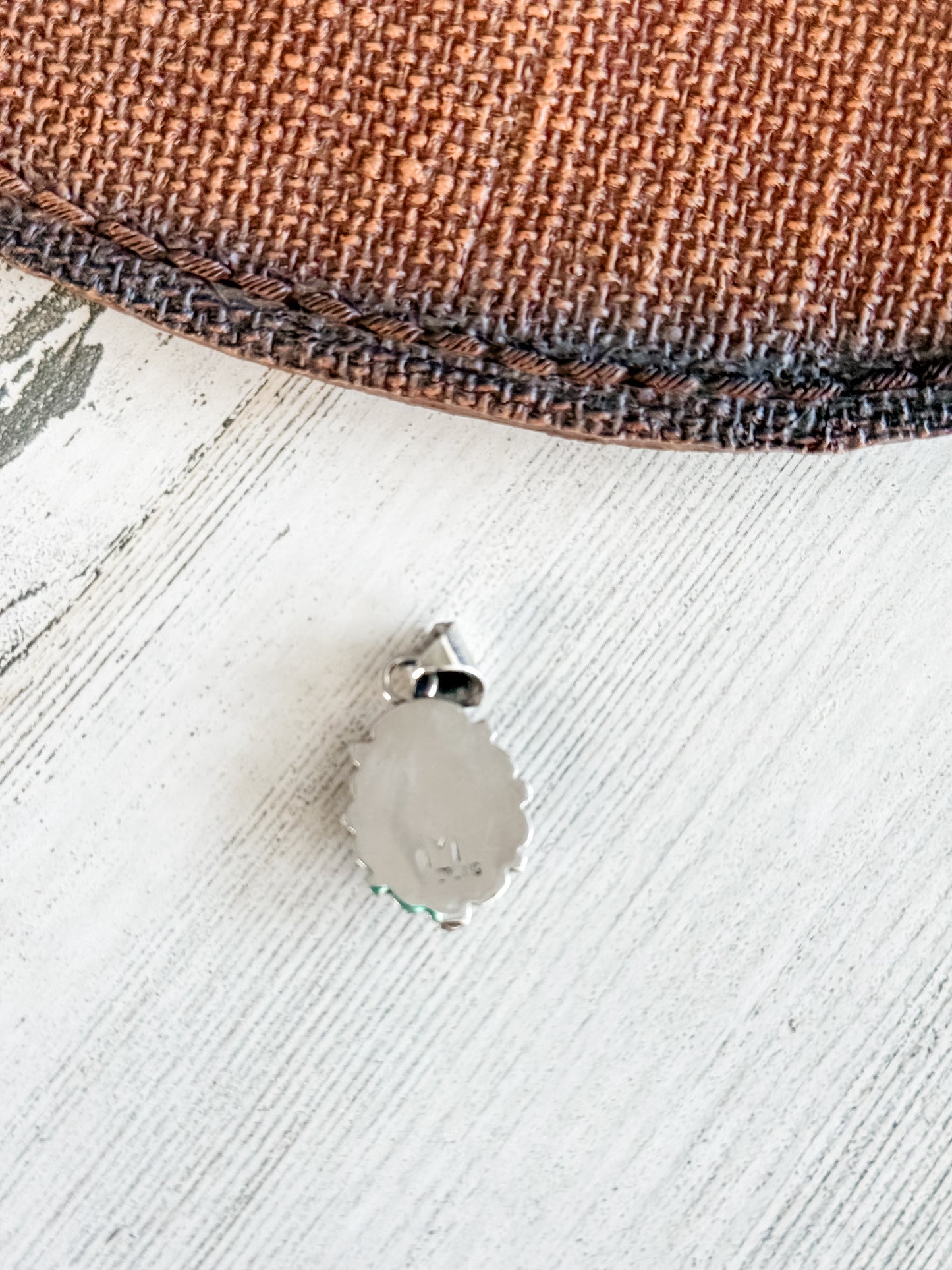 Native American Orange Spiny Pendant