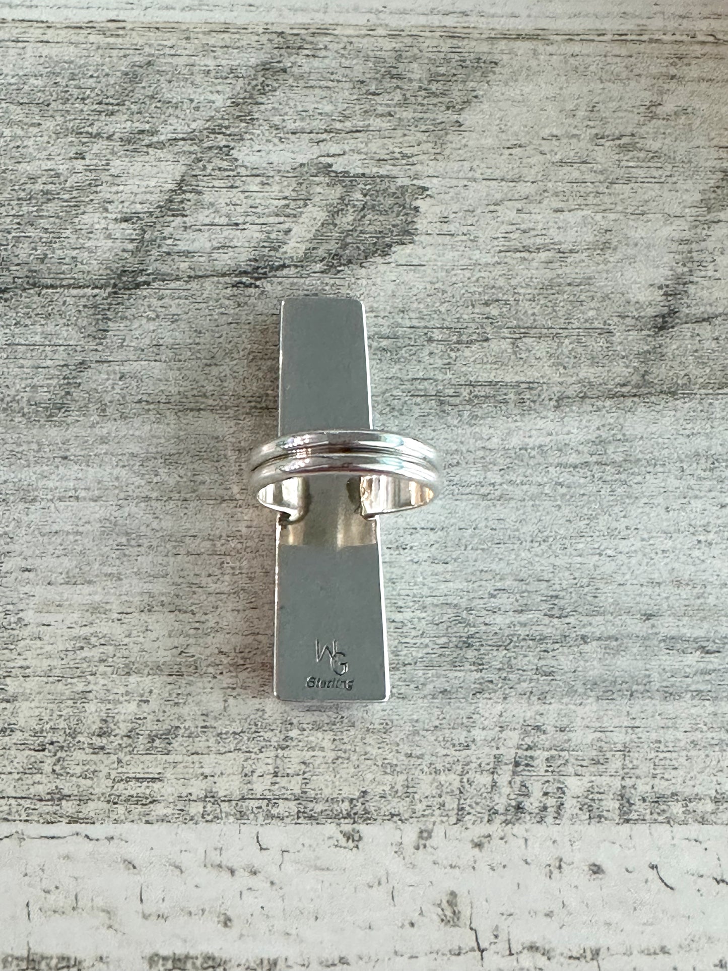 Native Made Blue Opal Ring 9