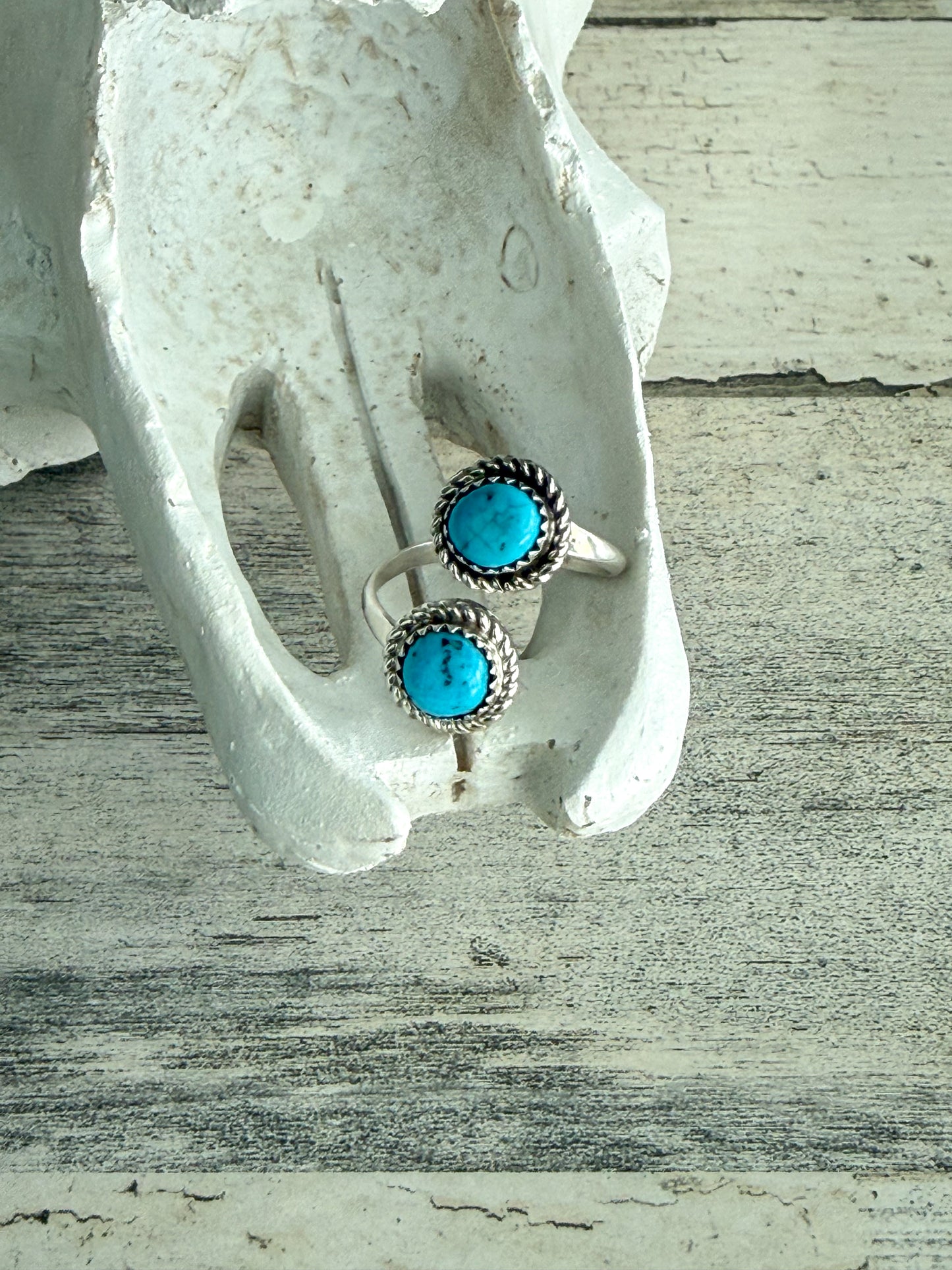 Native American Turquoise 9.5 Adjustable Ring