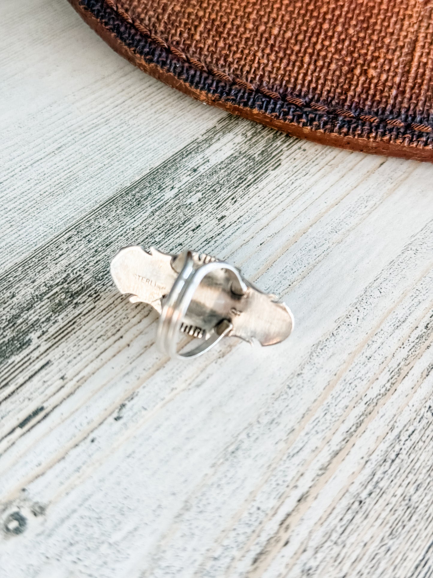 Native American #8 Turquoise Ring 7.5