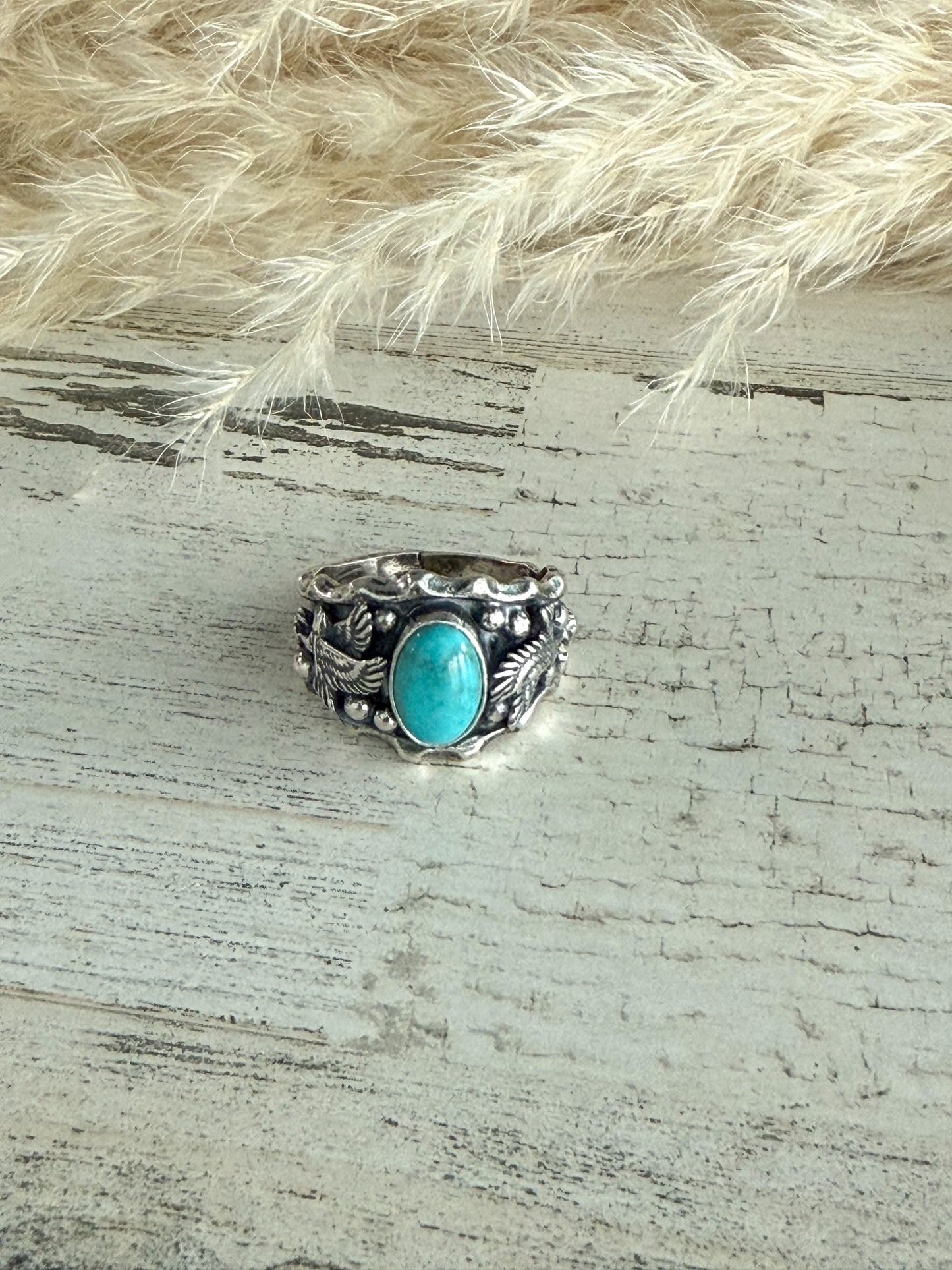 Native American Kingman Ring 13