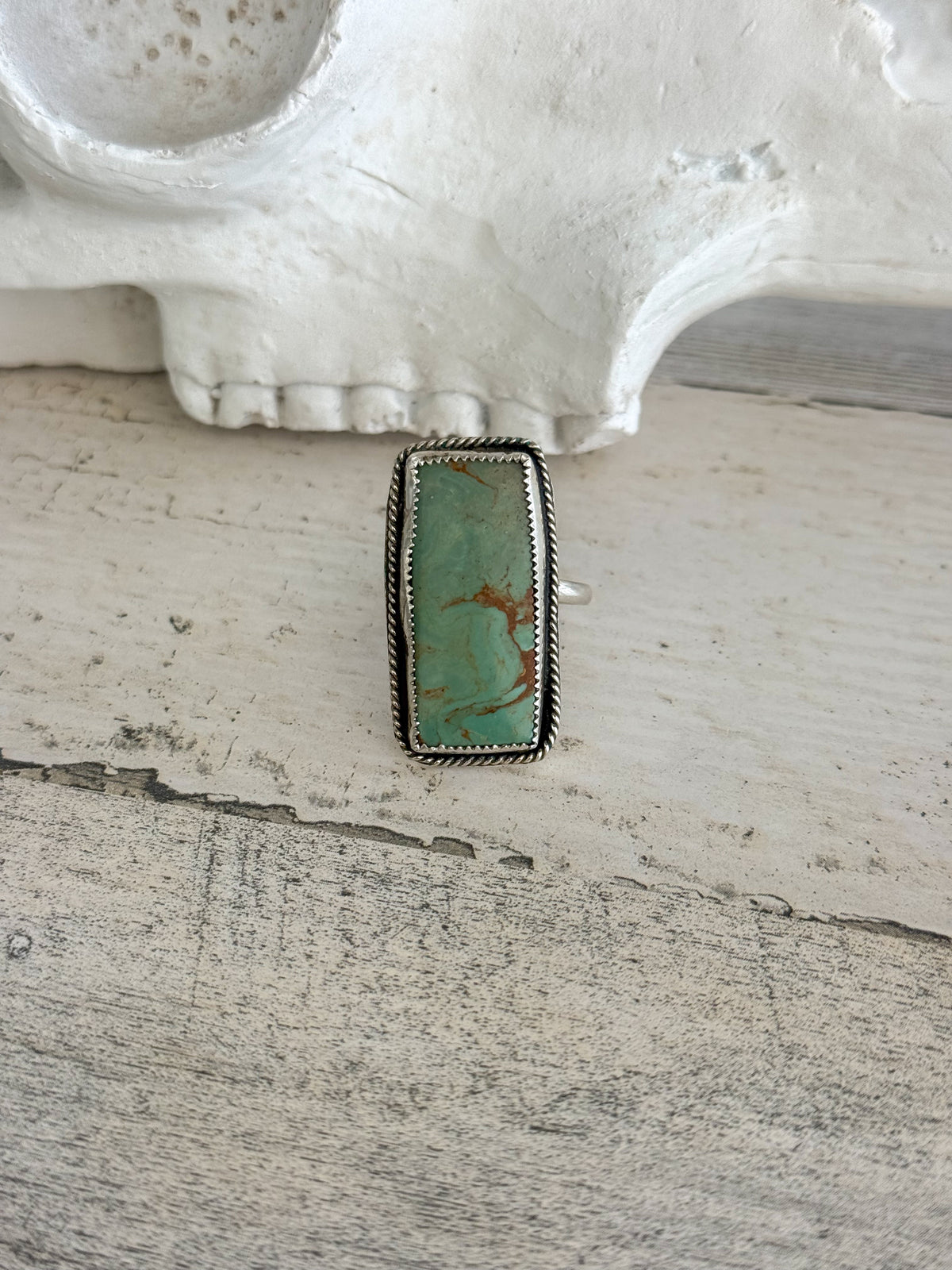Native American Kingman Turquoise Adjustable Ring