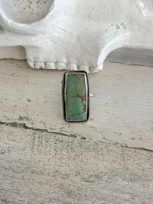 Native American Kingman Turquoise Adjustable Ring