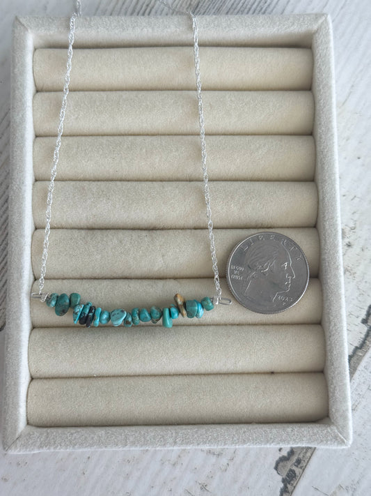 Native American Turquoise Nugget 17" Necklace