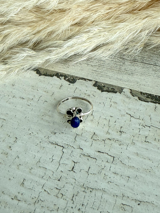 Native American Lapis Ring 5.5