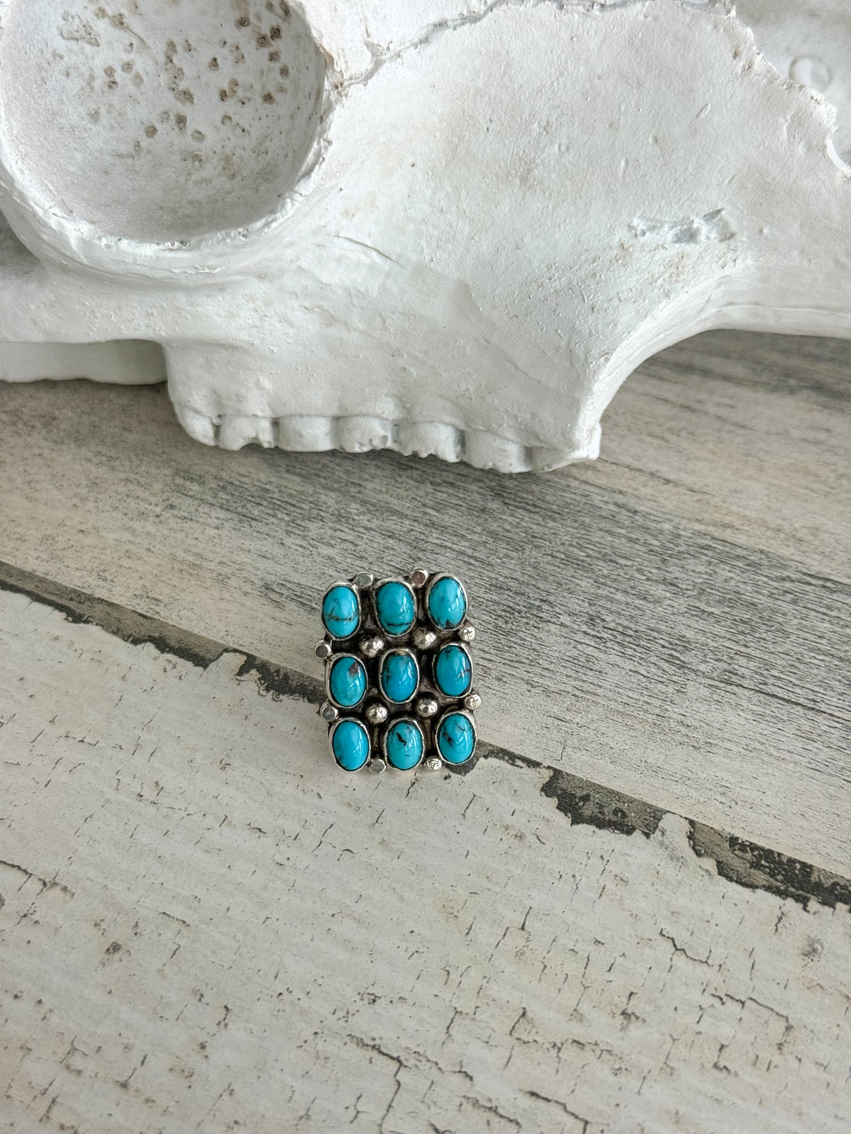 Native American Turquoise Ring 7.25