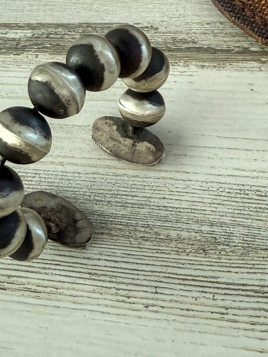 Native American Navajo Pearl & Royston Turquoise Bracelet