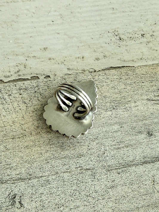 Native American Purple Spiny Ring 7.5