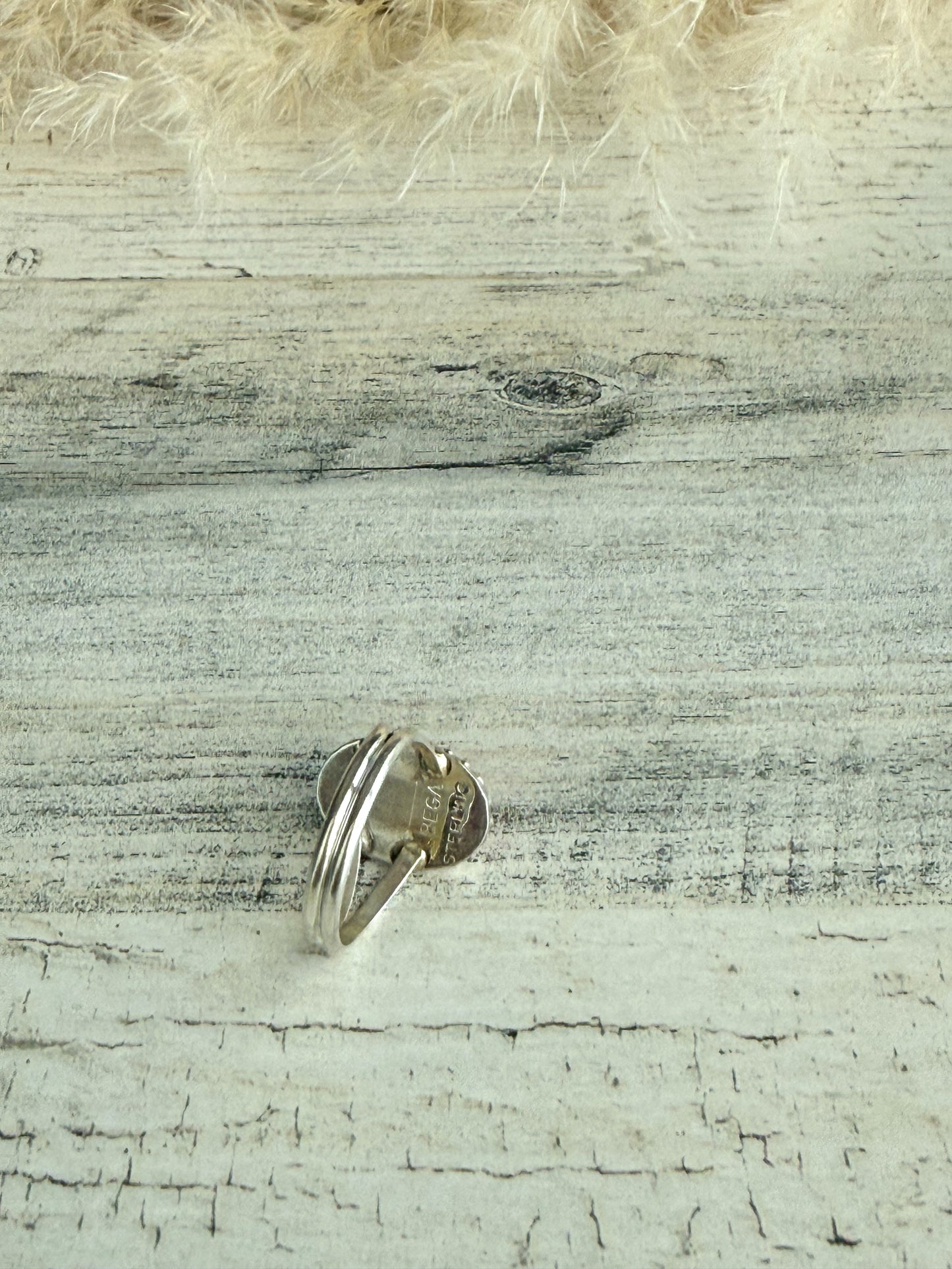 Native American Orange Spiny Ring 7