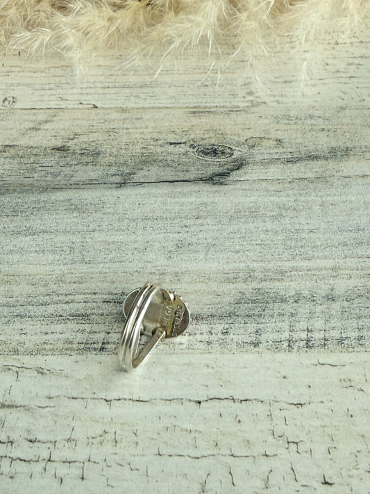 Native American Orange Spiny Ring 7