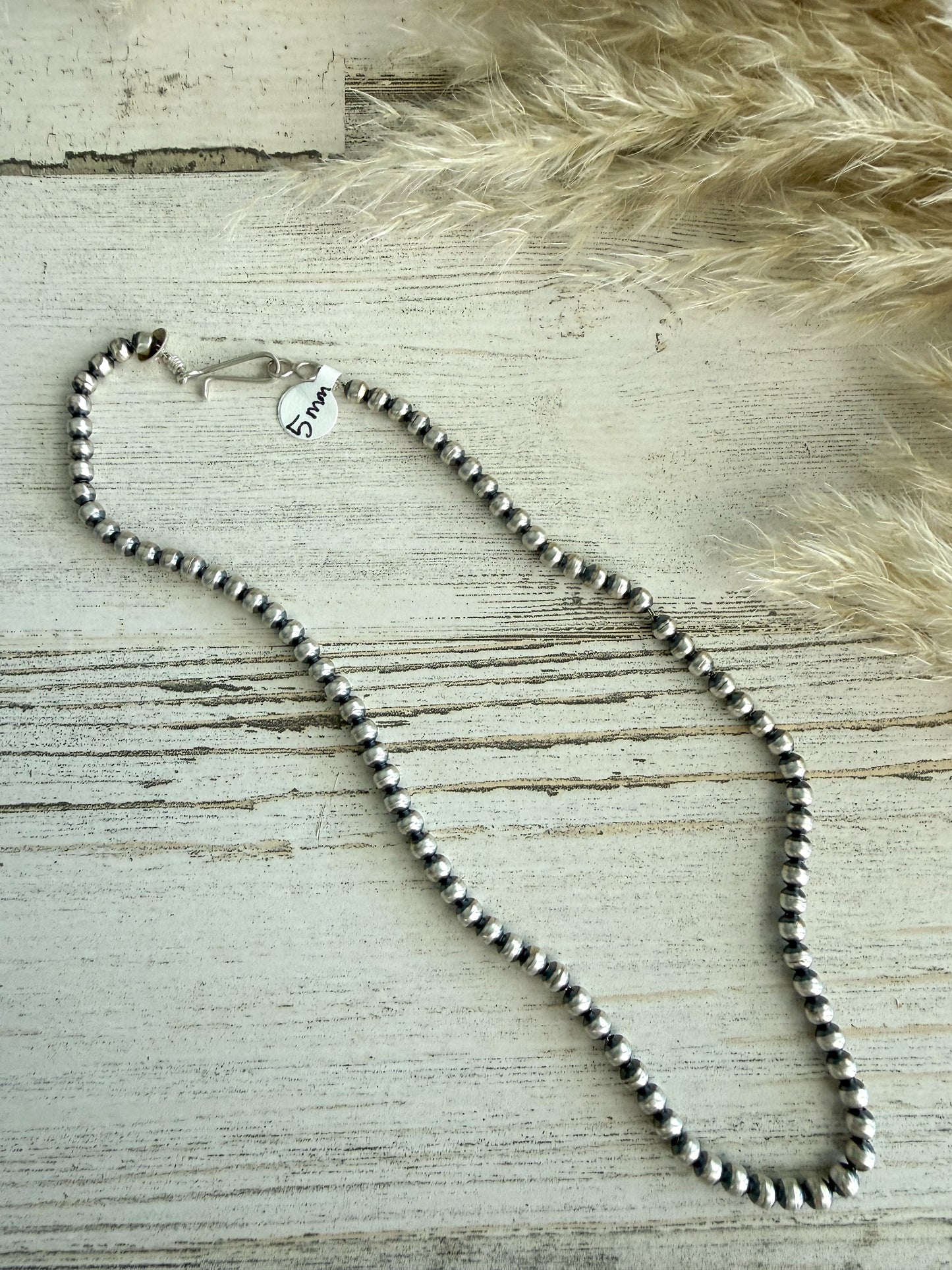 Native American Navajo Pearls 18" 5mm