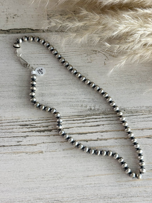 Native American Navajo Pearls 18" 7mm