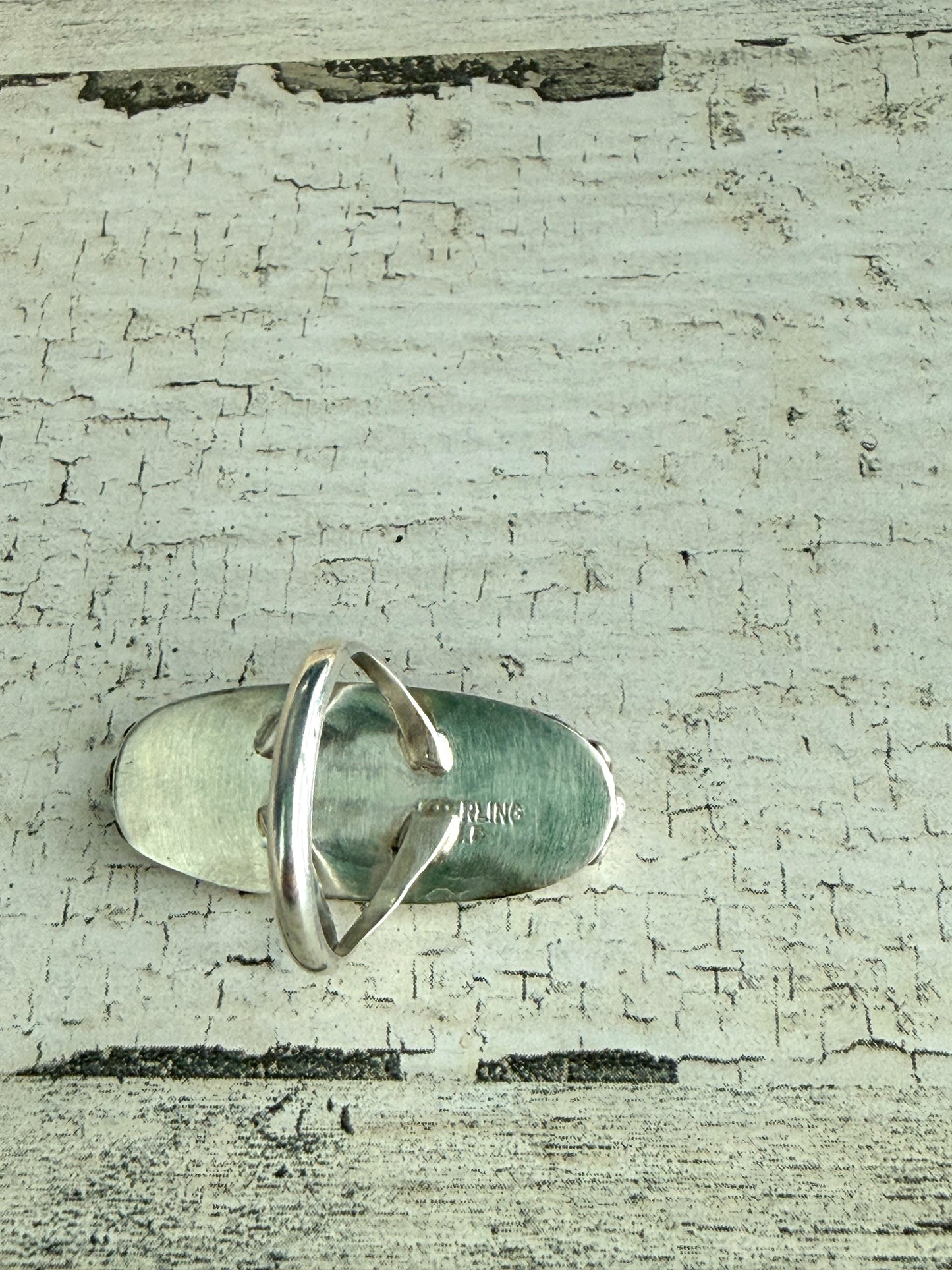Native American Black Onyx Ring 8.5