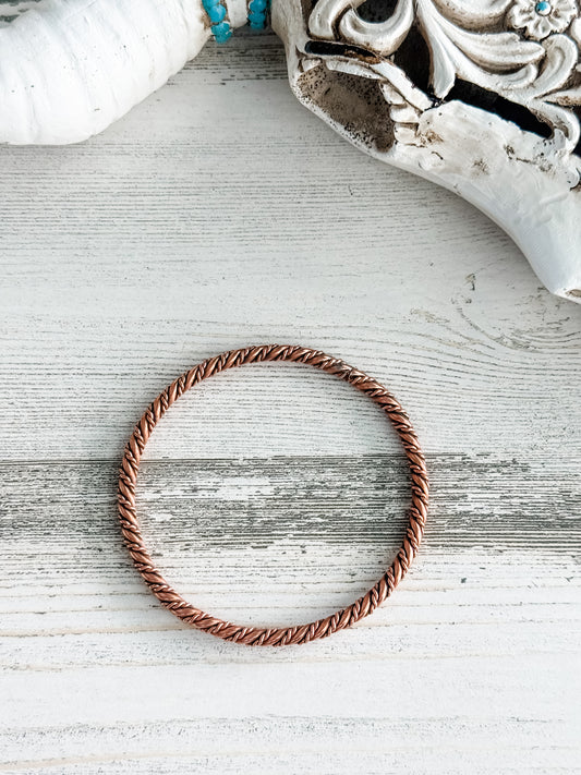 Native Made Copper Bangle