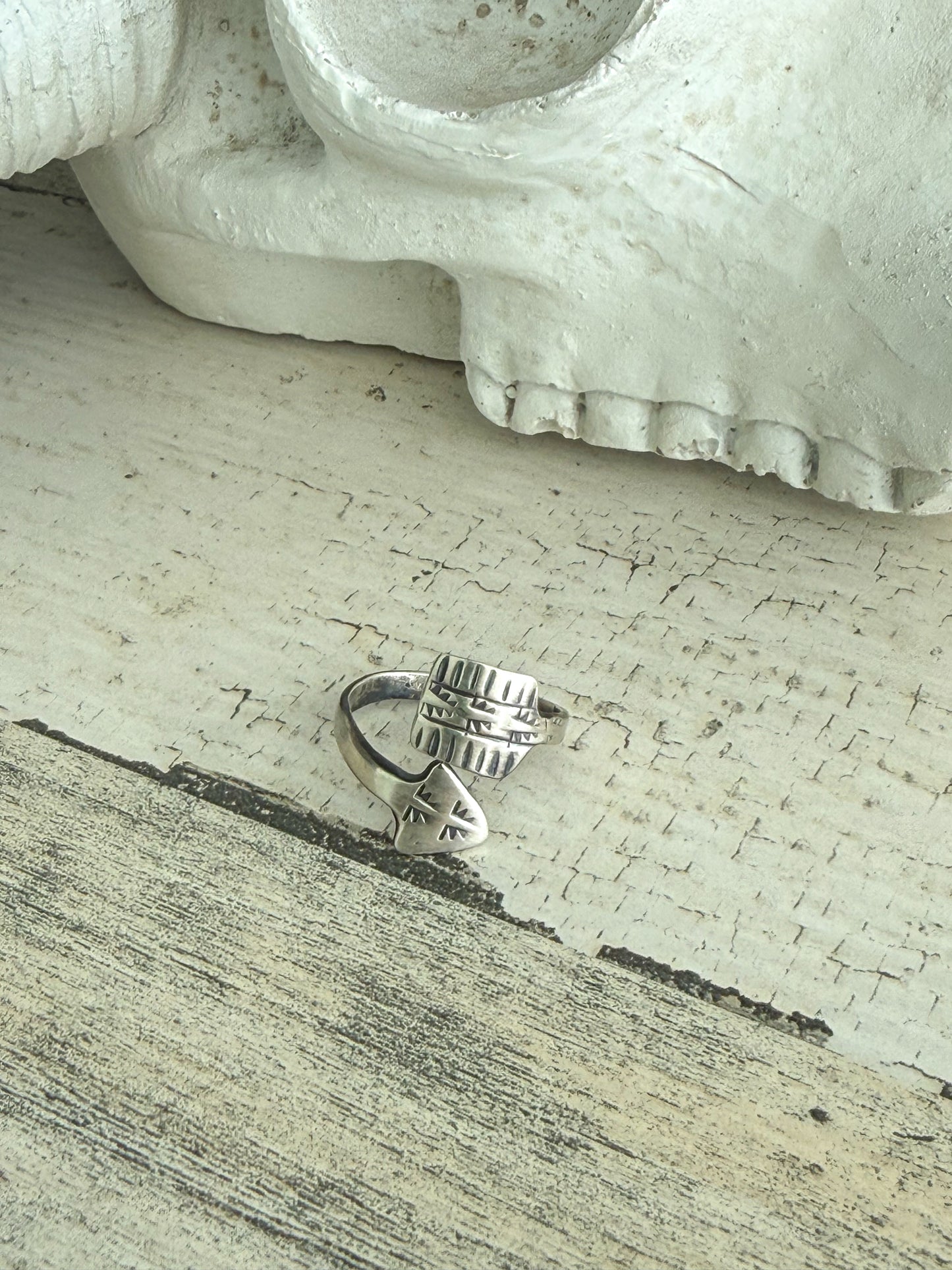 Native American Sterling Arrowhead Ring