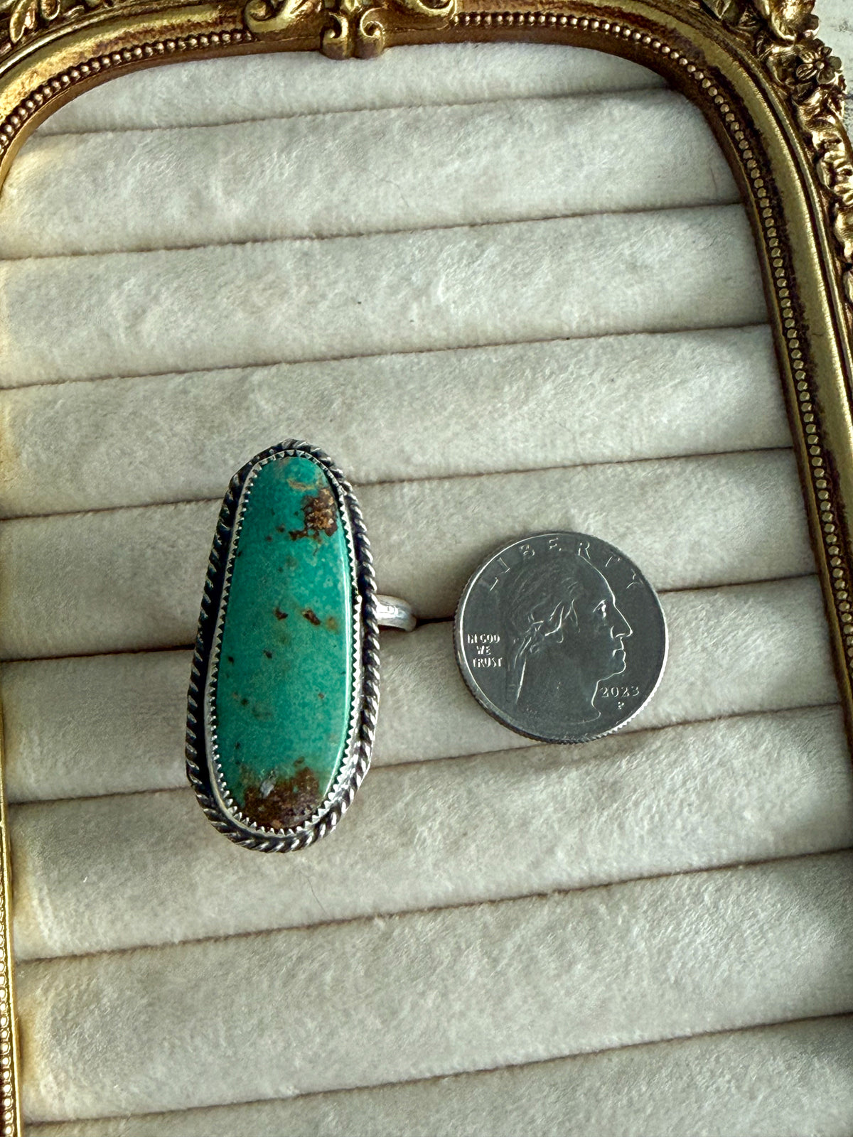 Native American Kingman Adjustable Ring