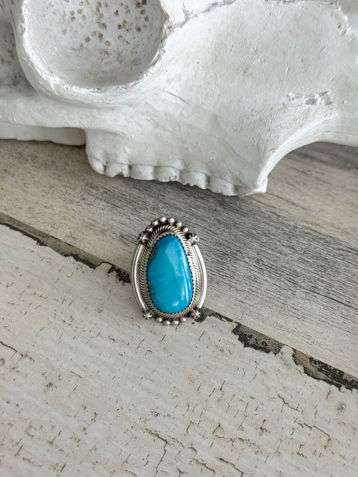 Native American Turquoise Ring 9