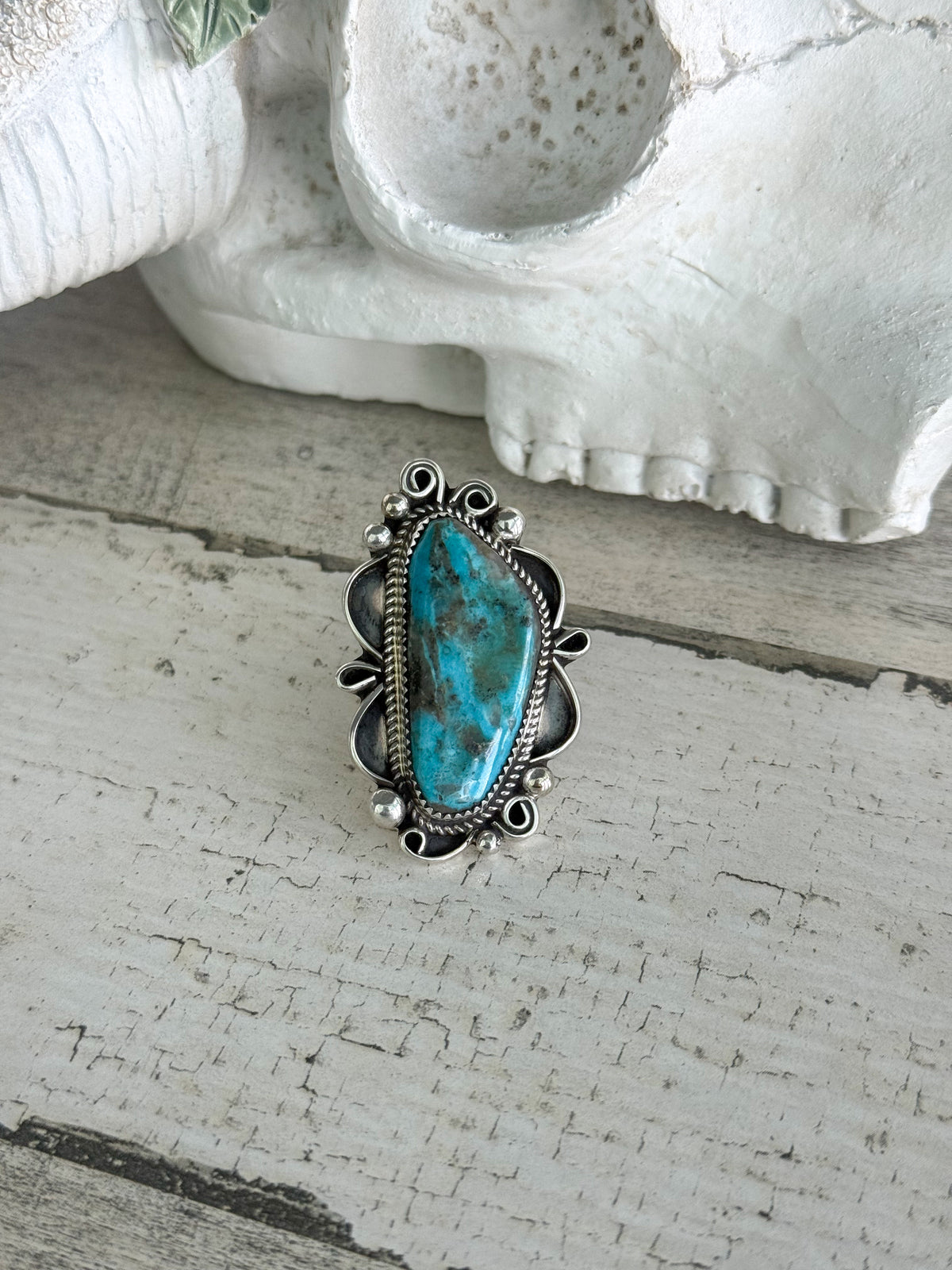 Native American Turquoise Ring 9
