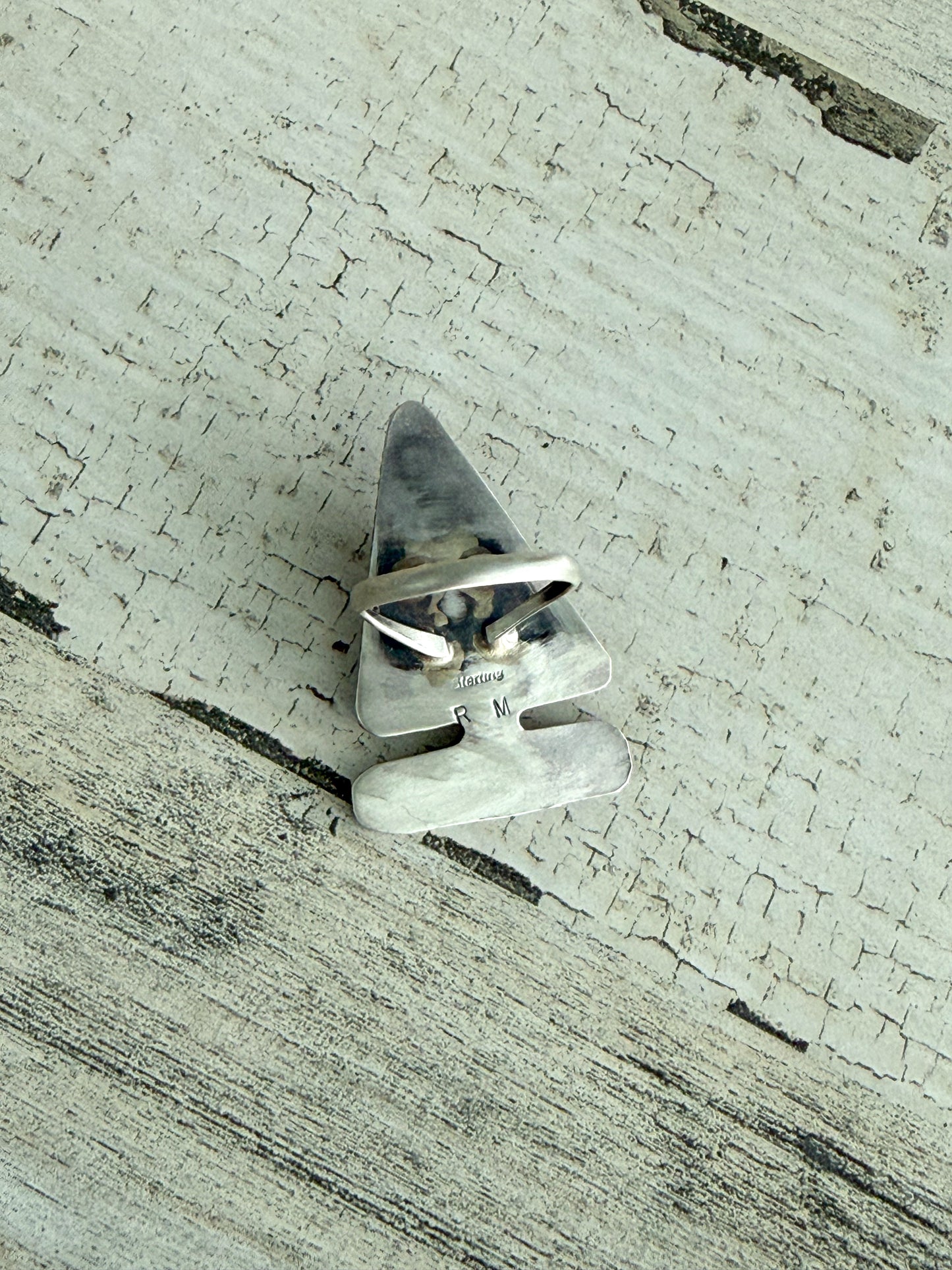 Native American Arrowhead Turquoise Ring 9