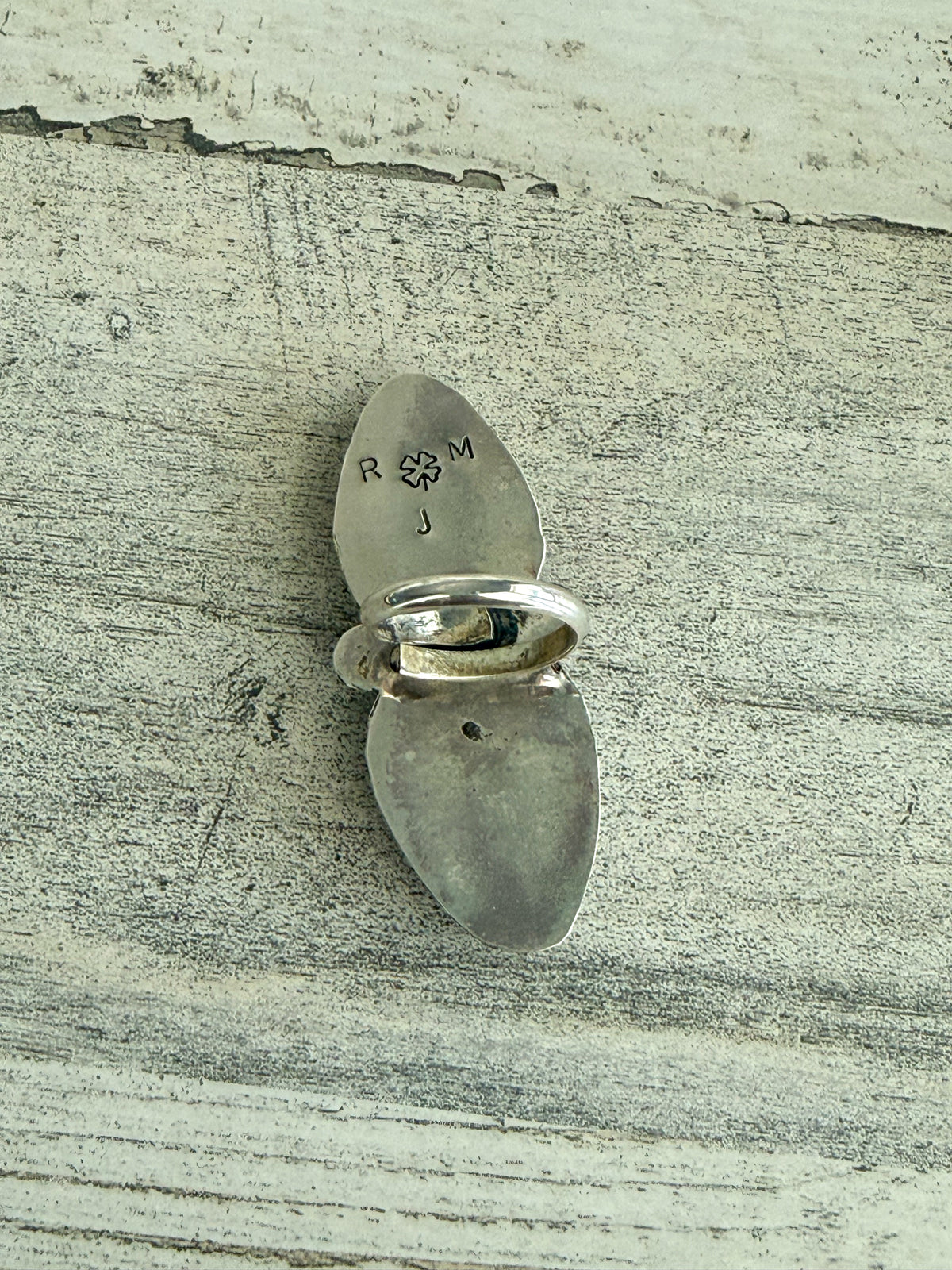Native American 2 Sonoran Blue Stone Adjustable Ring