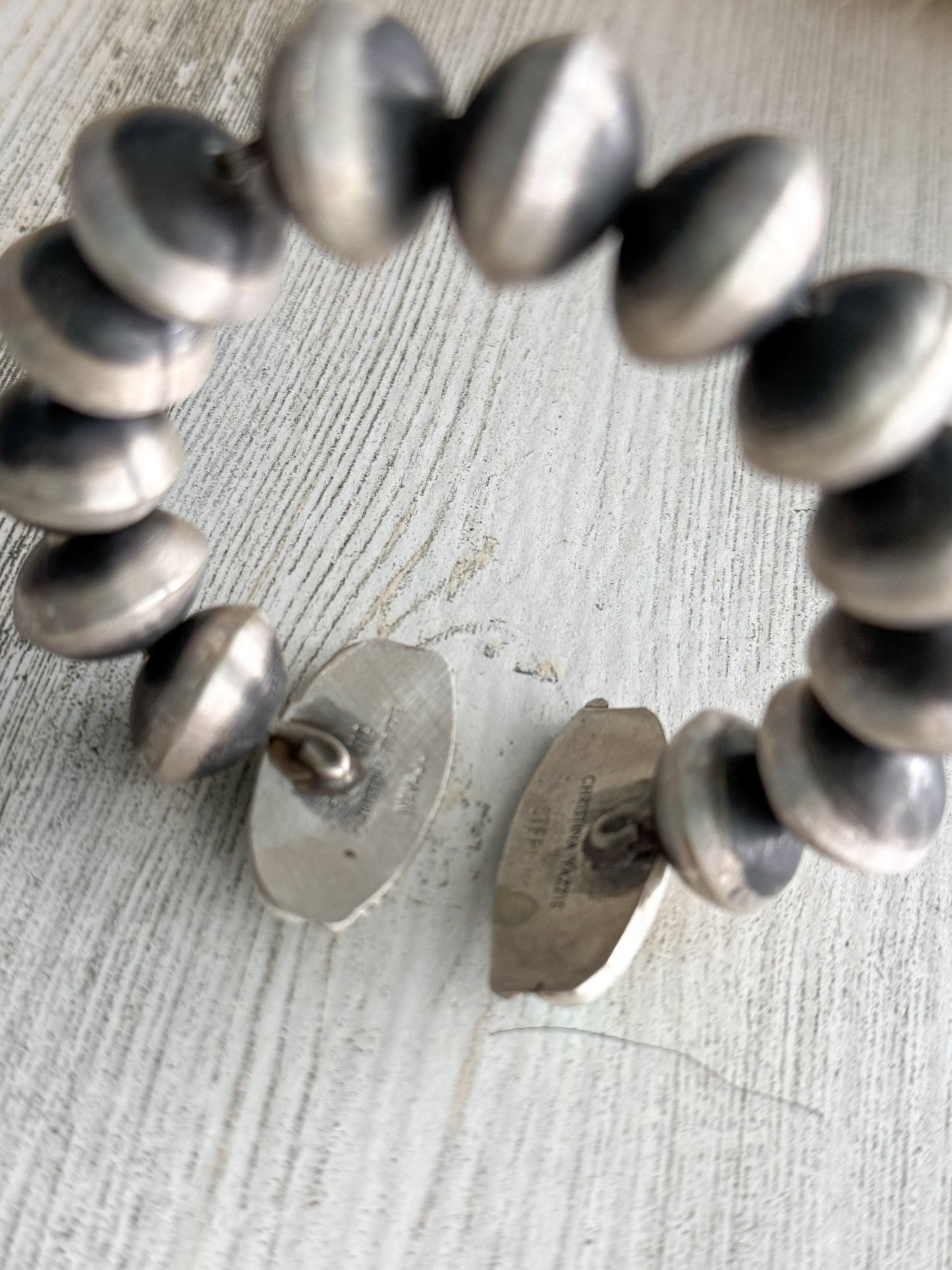 Native American Navajo Pearls & Royston Turquoise Cuff