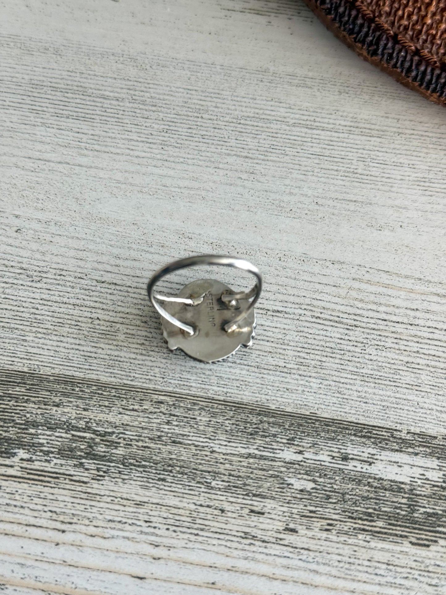 Native American Sonoran Gold Ring 9.5