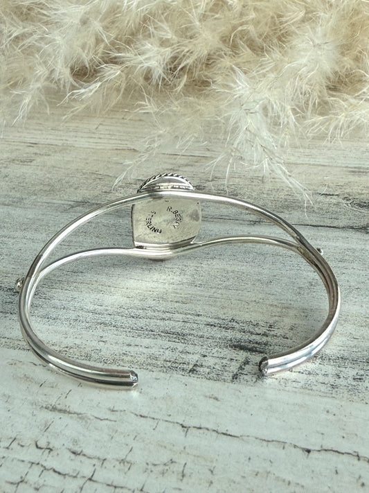 Native American Sonoran Gem Turquoise Cuff 6.25"