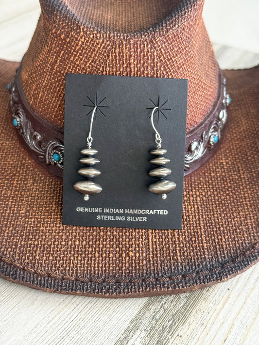 Native American Navajo Pearl Earrings