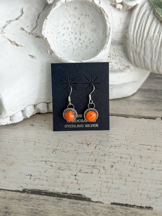 Native American Orange Spiny Dangles