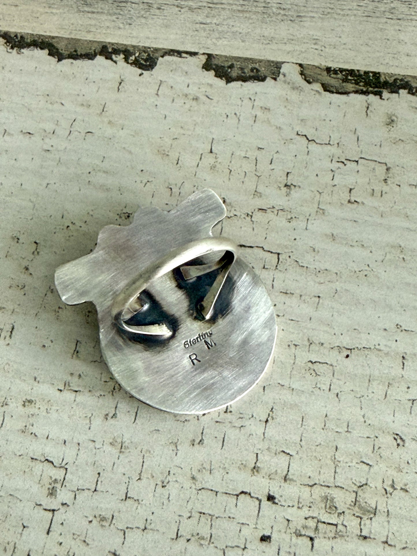 Native American Turquoise Horseshoe Ring 10
