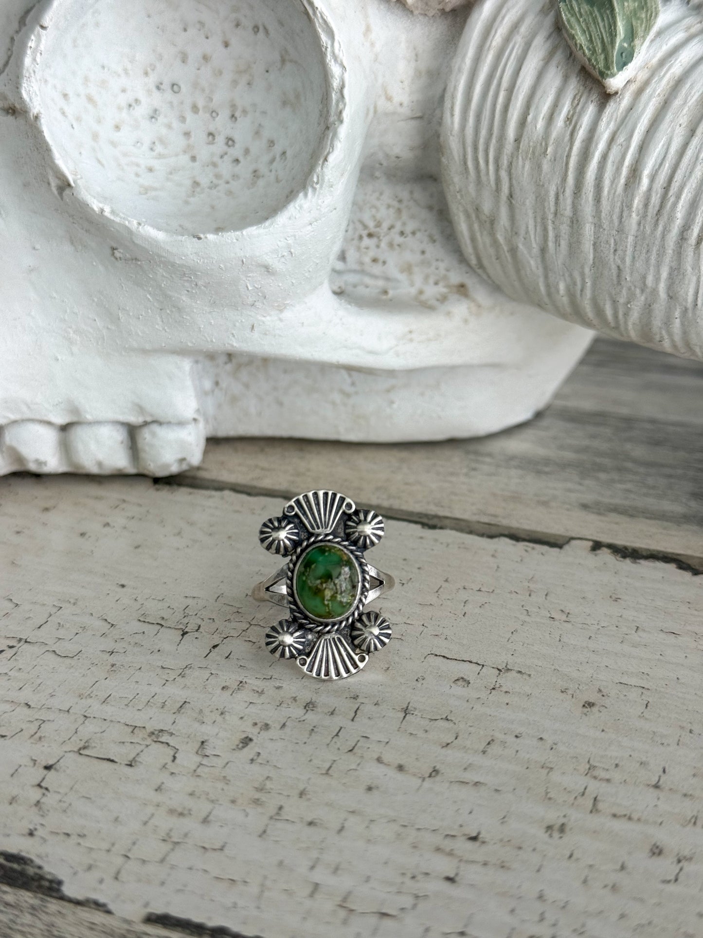 Native American Sonoran Gold Ring 8